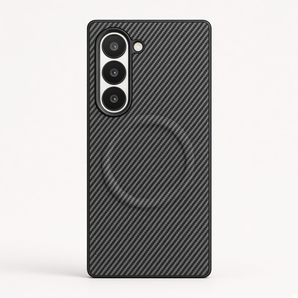 Samsung Galaxy - MagSafe Leather-Look Woven Phone Case by Mobile Supplies Online