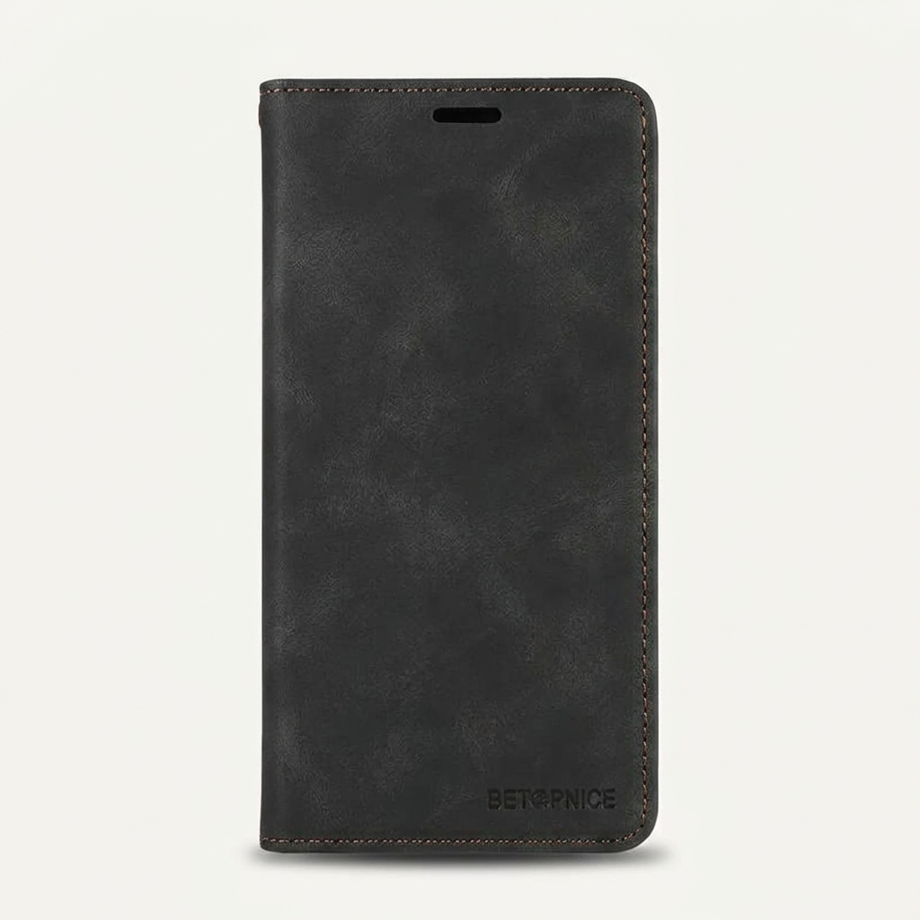Apple iPhone - Brush Leather Wallet Case by Mobile Supplies Online