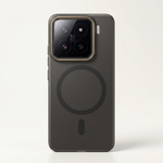 Xiaomi Magnetic Wireless Charging phone case in dark grey with a smooth matte finish, magnetic ring and raised camera bumper