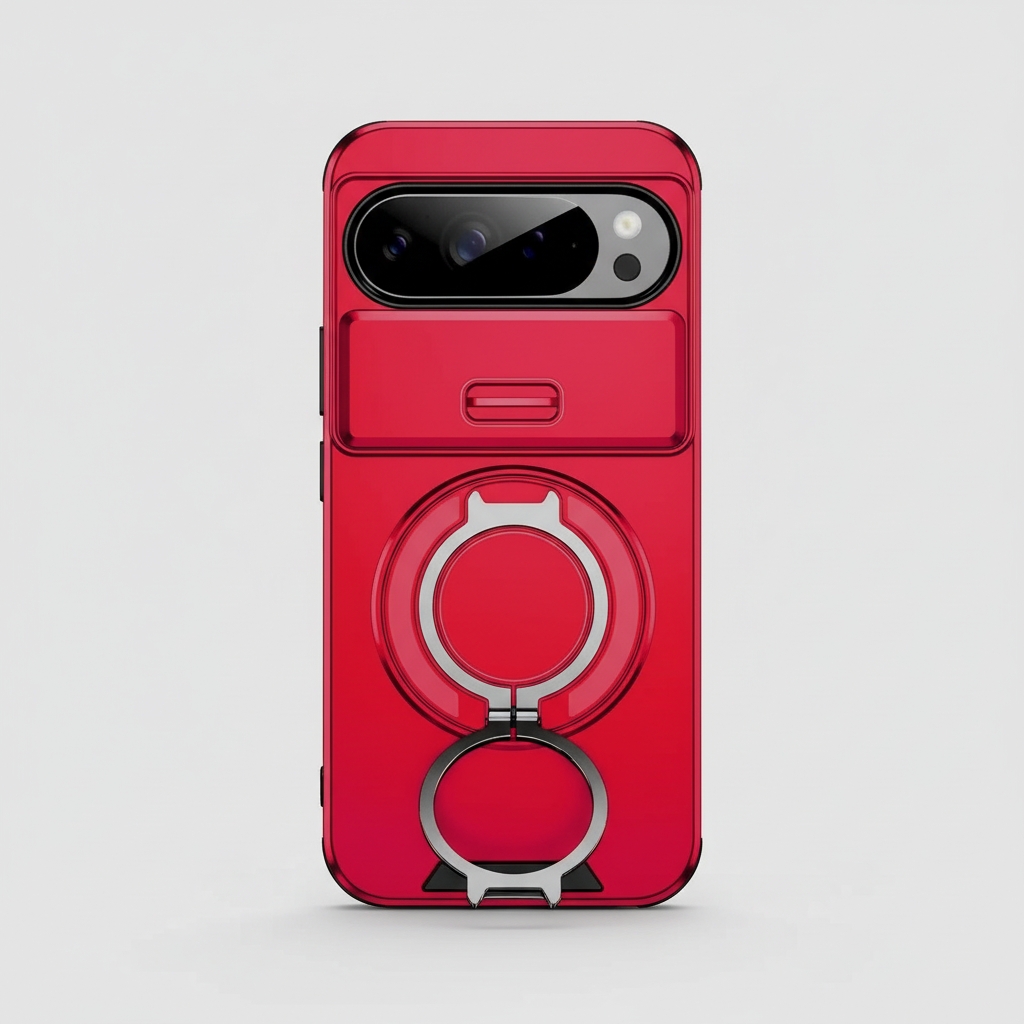 Google Pixel - Matte Finish Ring Holder Phone Case by Mobile Supplies Online