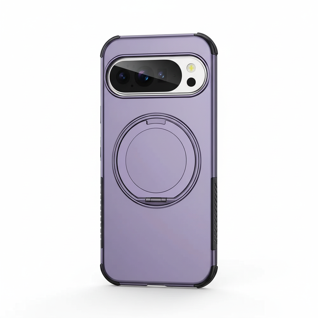 Google Pixel - Magnetic Rotating Stand Phone Bumper Case by Mobile Supplies Online