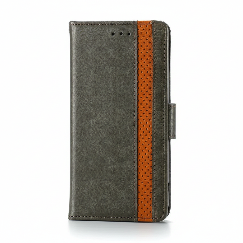 Samsung Galaxy - Leather Look Flip Wallet Case by Mobile Supplies Online
