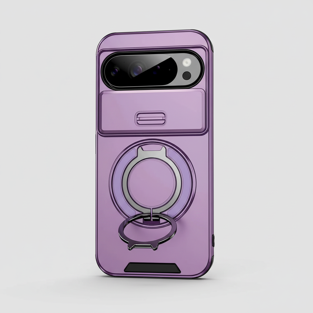 Google Pixel - Matte Finish Ring Holder Phone Case by Mobile Supplies Online