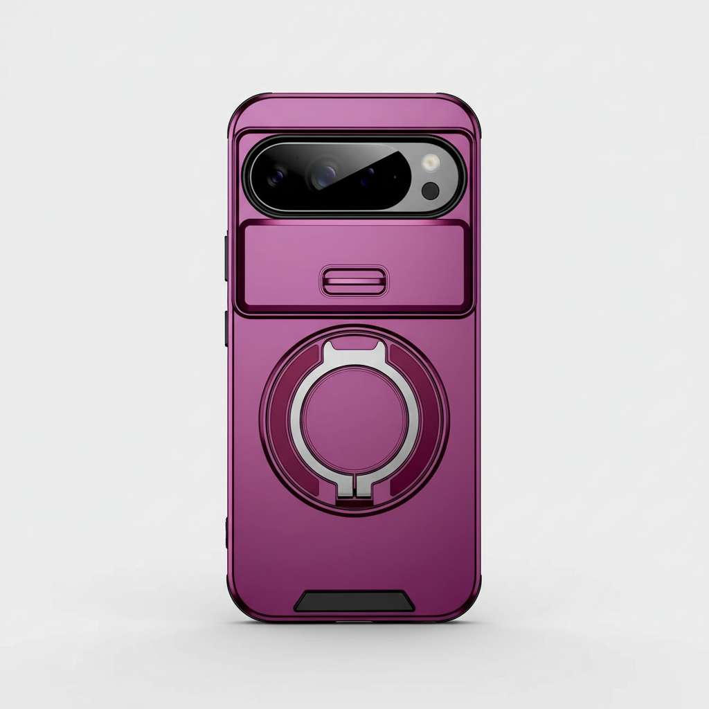 Google Pixel - Matte Finish Ring Holder Phone Case by Mobile Supplies Online