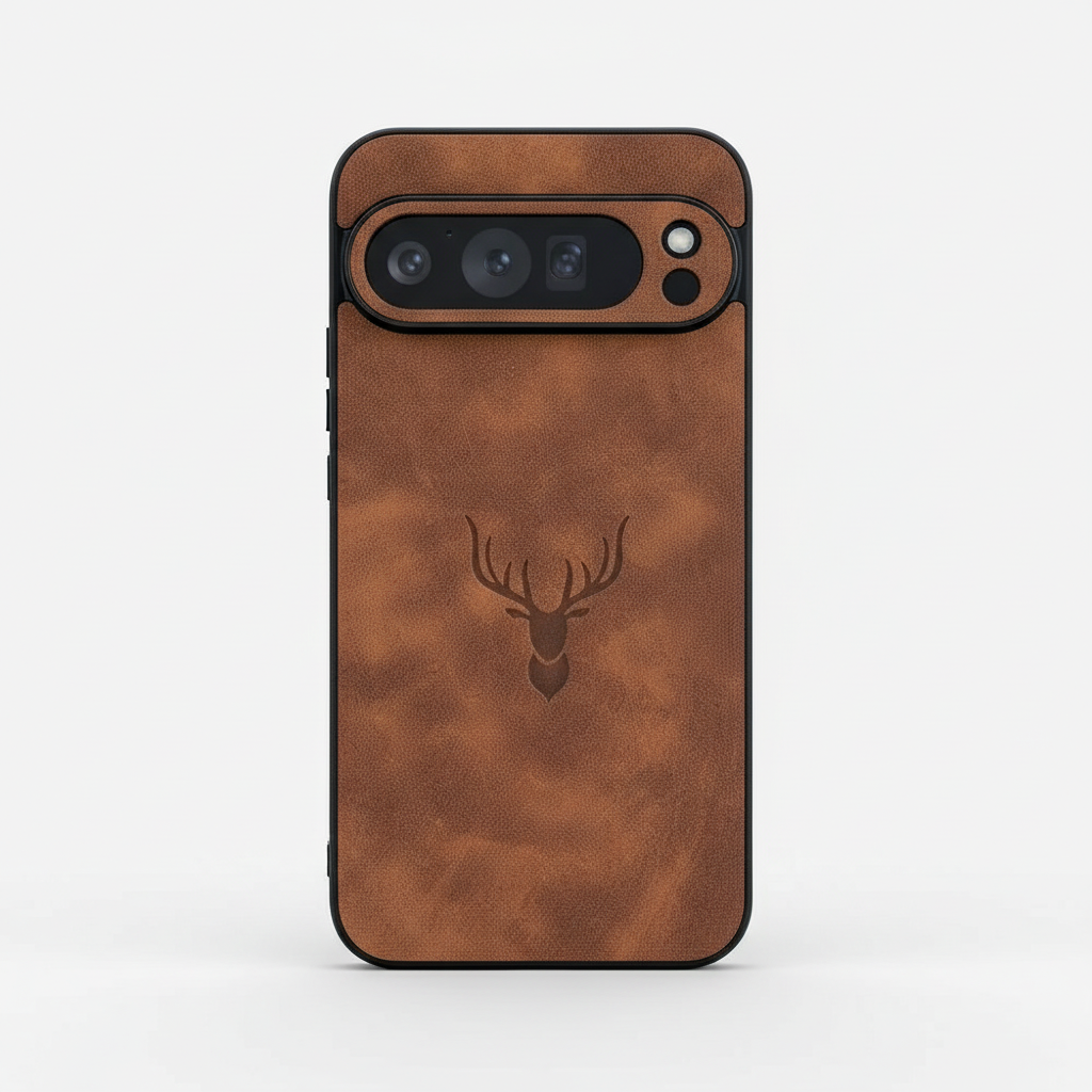 Google Pixel - Retro Leather-Look Matte Phone Case by Mobile Supplies Online