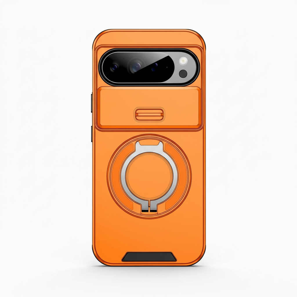 Google Pixel - Matte Finish Ring Holder Phone Case by Mobile Supplies Online