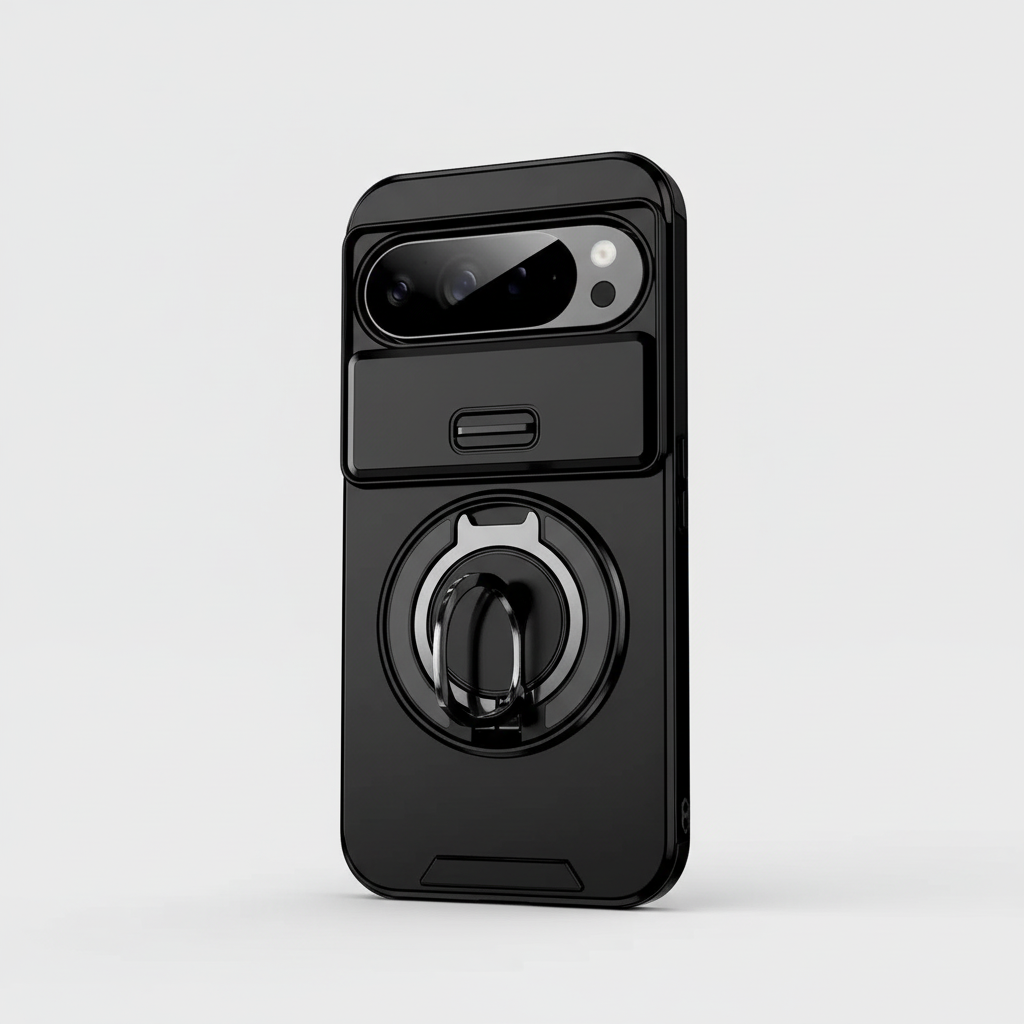 Google Pixel - Matte Finish Ring Holder Phone Case by Mobile Supplies Online