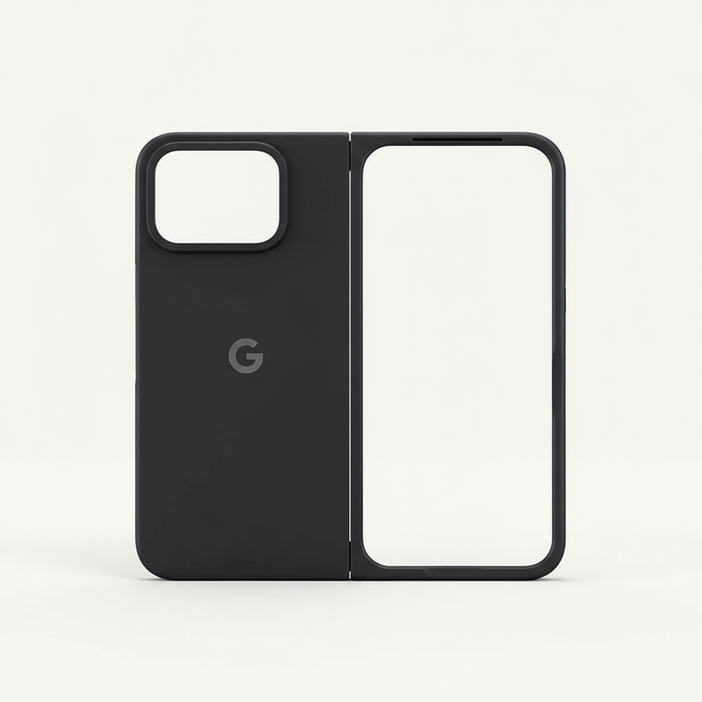 Google Pixel - Ultra Thin Matte Flip Phone Case With Logo by Mobile Supplies Online