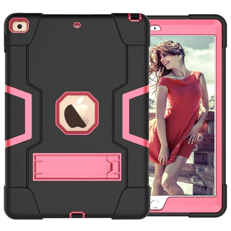 Apple iPad Armor Shockproof Kids Tablet Case with Stand