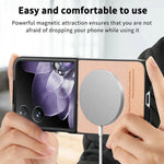 Xiaomi Mix Flip 5G MagSafe Case Luxury Leather Back Cover With Wireless Charging