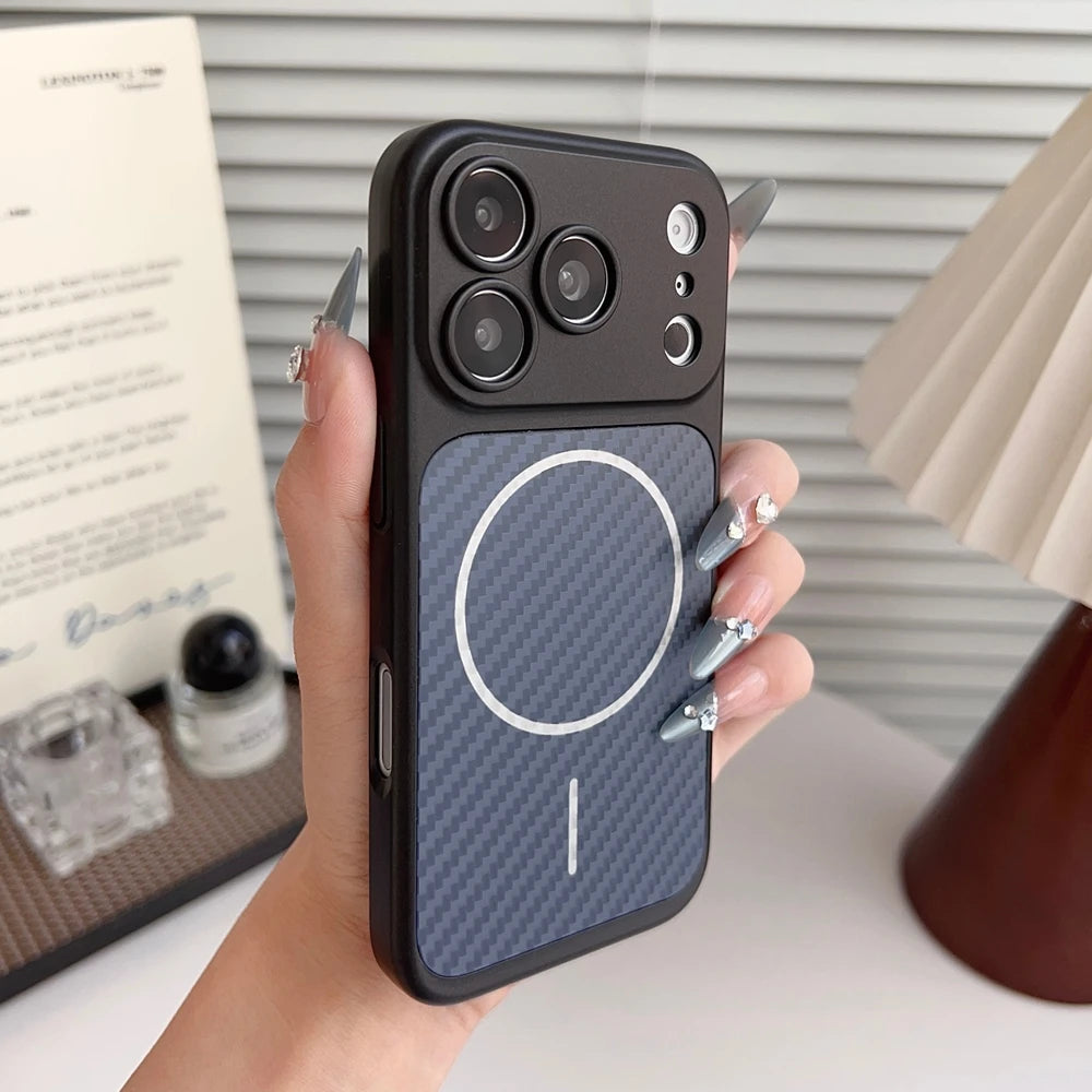 Apple iPhone - Carbon Fiber MagSafe Anti Scratch Case