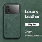 Xiaomi POCO M4 Pro Luxury PU Leather Magsafe Phone Case