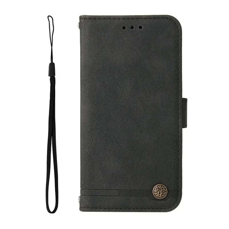 LuxCase Premium Leather Flip Wallet For OnePlus
