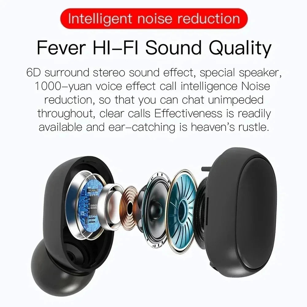 E6S TWS Wireless Bluetooth Earphones with Mic