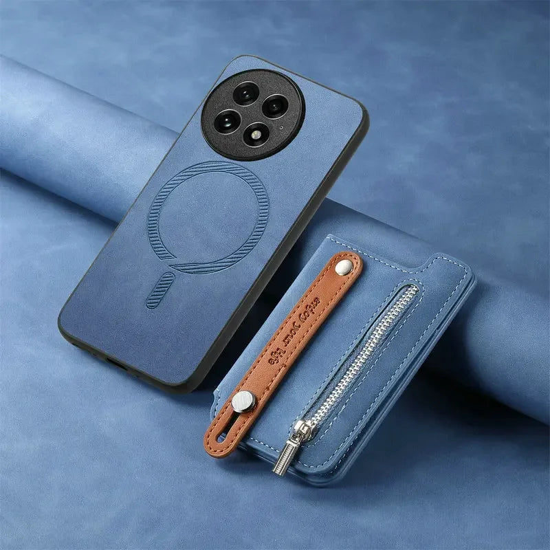 OnePlus Leather 2in1 Detachable Magnetic Wallet Back Case For OnePlus 13 13R Ace5 Card Slot