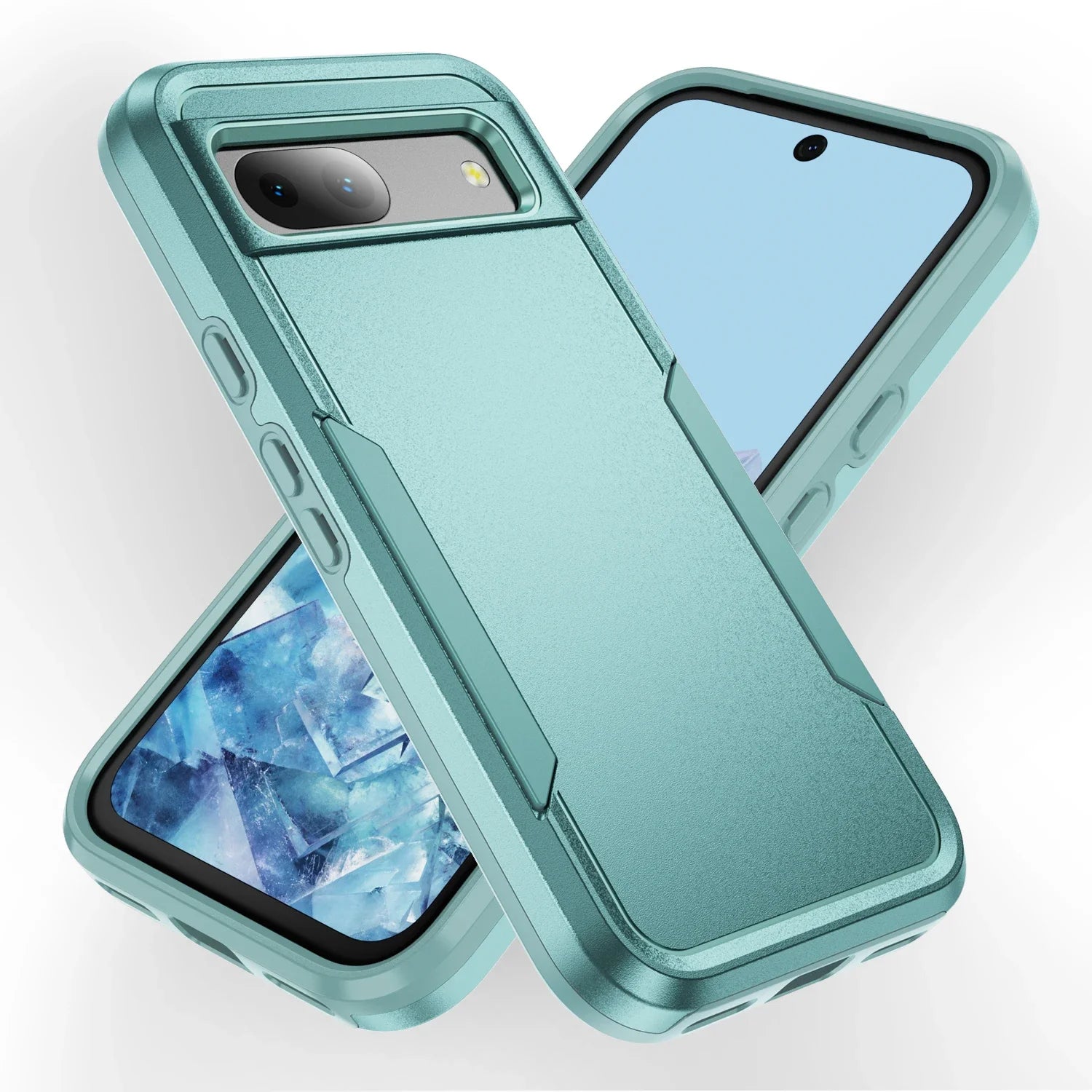 Google Pixel TPU + PC Soft & Hard Armor Phone Case