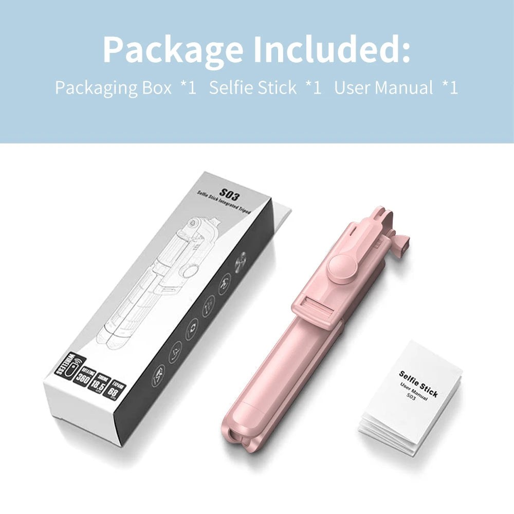 Extendable Selfie Stick & Tripod All-in-One