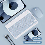 Bluetooth Wireless Keyboard & Mouse For Apple, Android, Windows Tablets
