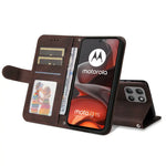 Motorola G Series Leather Flip Wallet Case