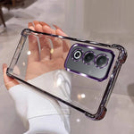 OPPO Case Four Corner Shockproof Silicone Back Cover Transparent Design