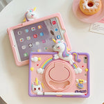 Apple iPad Kids Cartoon Silicone Case with Stand