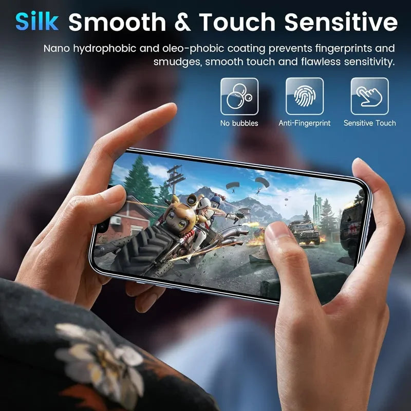 Apple iPhone Tempered Glass Screen Protector - 5 Pack