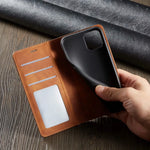 Apple iPhone Leather Flip Wallet Case