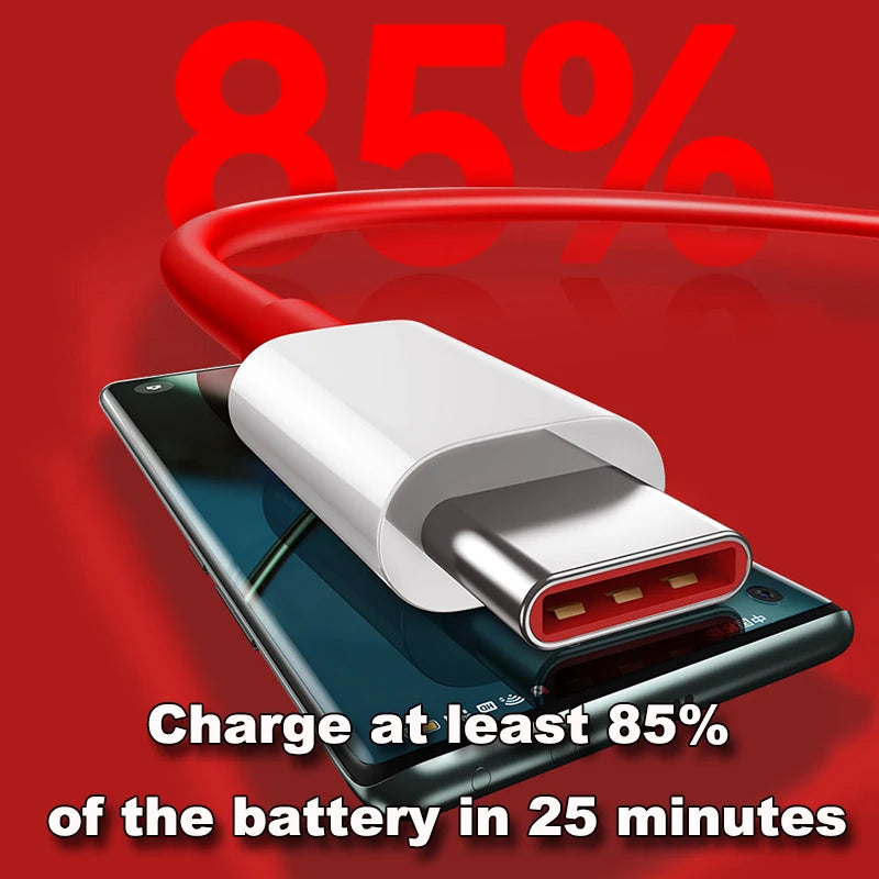65W Super Fast Charger Cable For Apple & Android - USB to USB-C & USB-C to USB-C