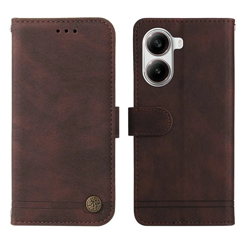 Leather Wallet Flip Case For Xiaomi Poco