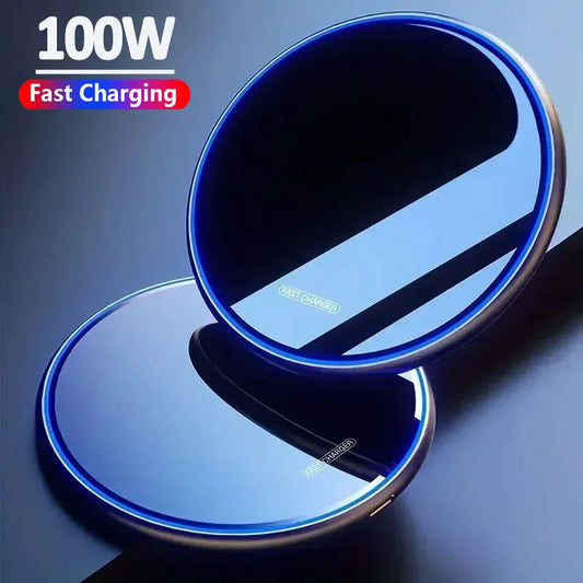 100W Wireless Fast Charging Docking Station - Apple & Android