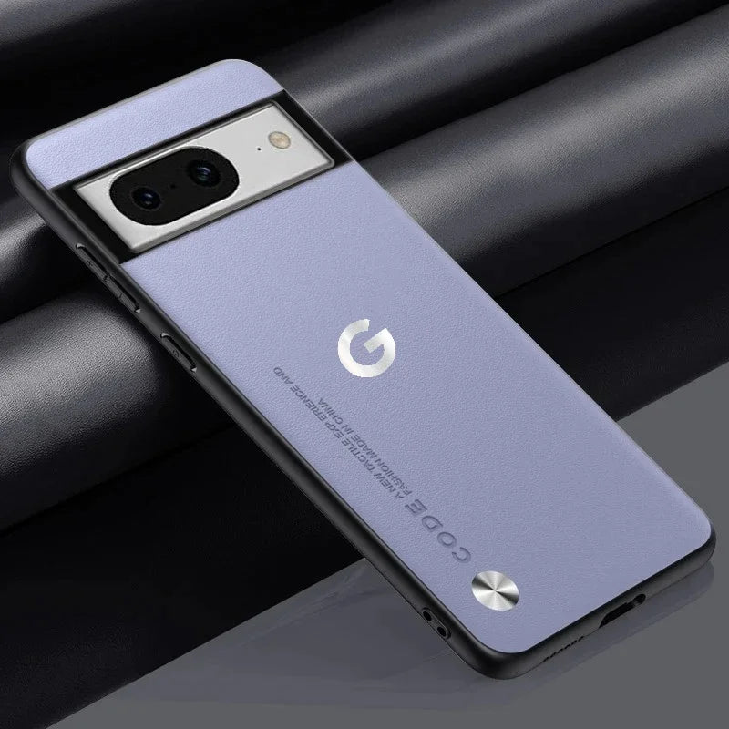 Google Pixel Logo PU Leather Phone Case