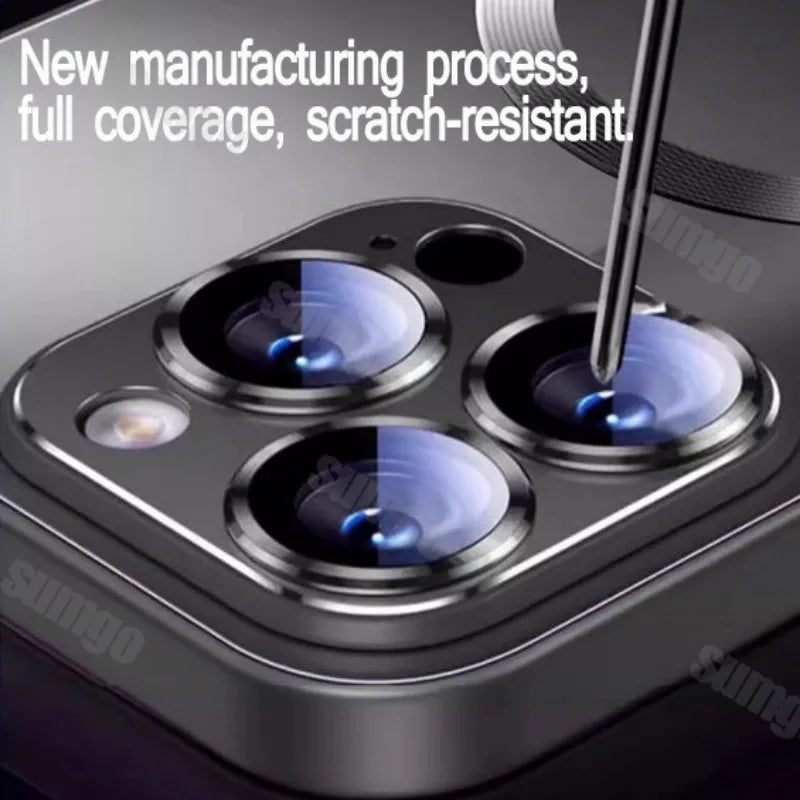 Apple iPhone Luxury Matte Finish Magsafe Soft Anti-Slip Silicone Case with Lens Protector