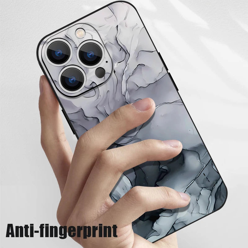 Apple iPhone Colorful Marble Case