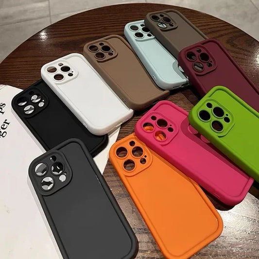 Apple iPhone Luxury Candy Color Silicone Phone Case