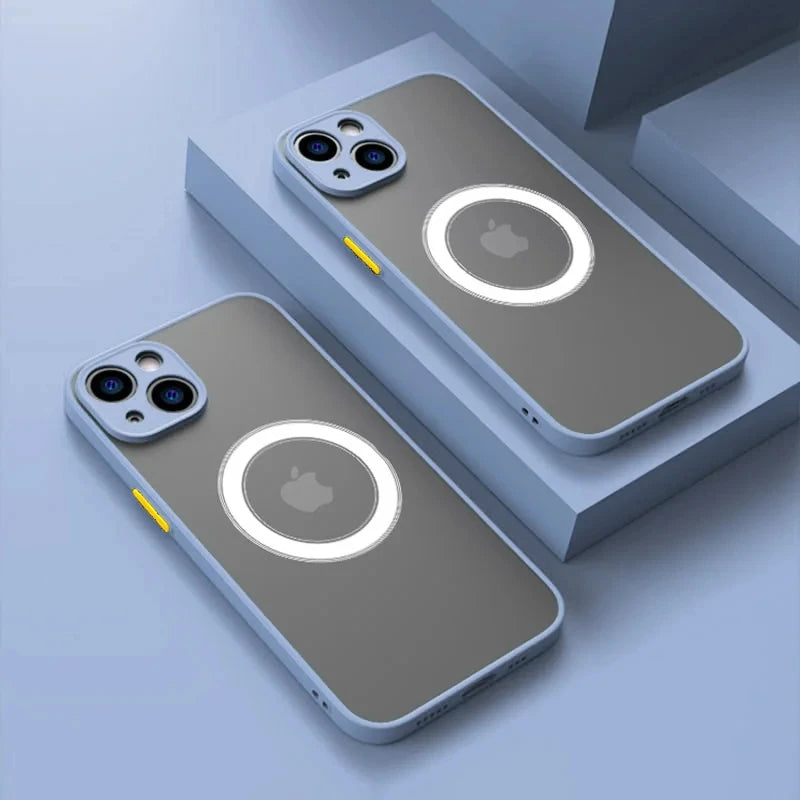 Apple iPhone Wireless Magsafe Shockproof Armor Matte Finish Case