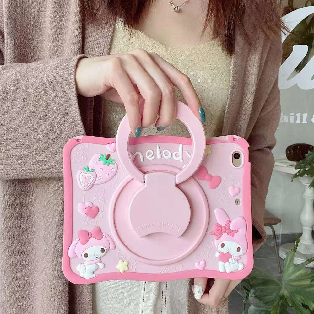 Apple iPad Kids Cute Cartoon Silicone Case