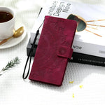 NovaCase Flip Case Wallet Samsung Galaxy Card Holder Magnetic Closure