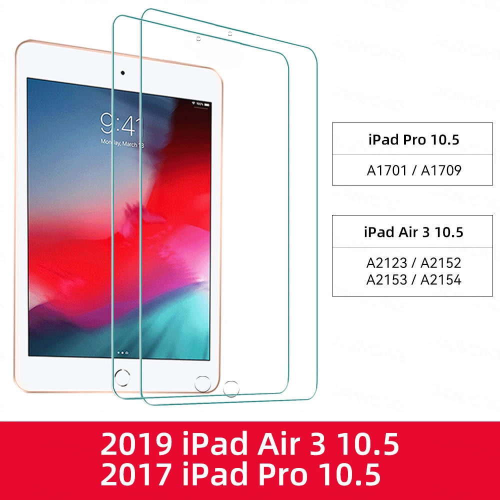 Apple iPad - Tempered Glass Screen Protector - 2 Pack