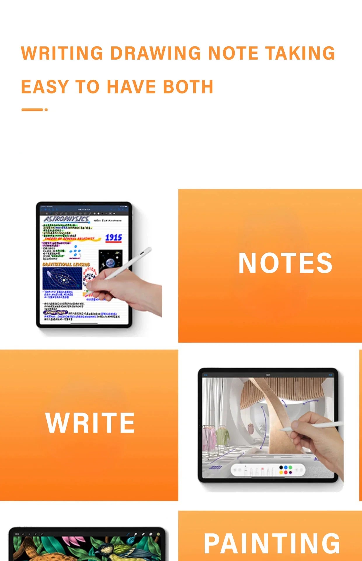 Universal Stylus Tablet & Touch Screen Pen - Apple, Android & Windows