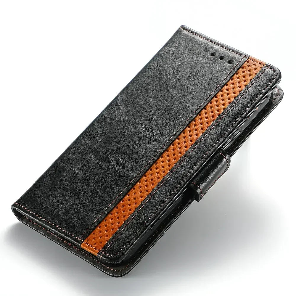 Motorola Wallet Case Flip Vegan 360 Protection RFID Card Holder