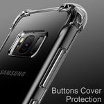 Luxury Silicone Case For Samsung Galaxy Shockproof Transparent