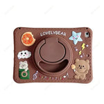 Apple iPad Kids Cartoon Silicone Case with Stand
