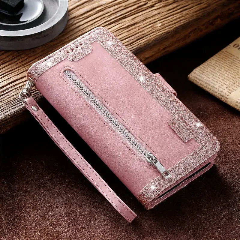 Xiaomi POCO Multi 9-Card Zipper Wallet Case