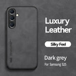 Samsung Galaxy Luxury Leather Case With Magnetic Plate Support