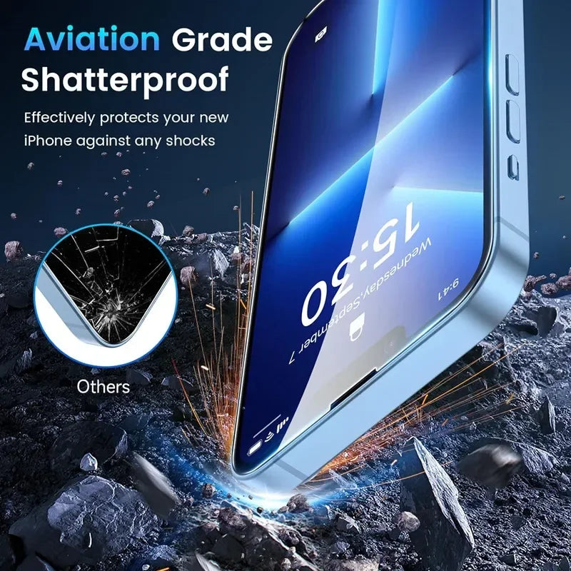 Apple iPhone Tempered Glass Screen Protector - 5 Pack