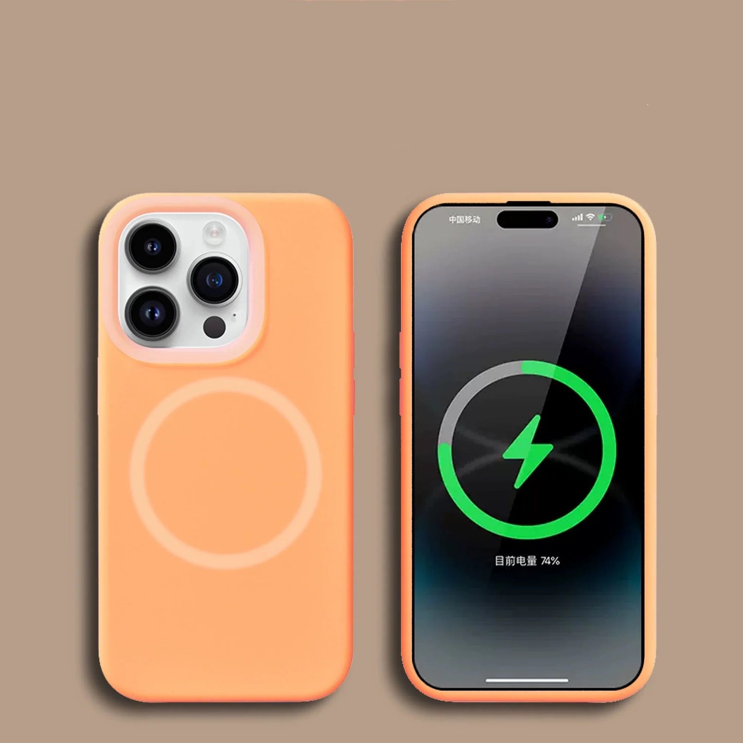 Apple iPhone Premium iPhone Liquid Jelly Magsafe Case