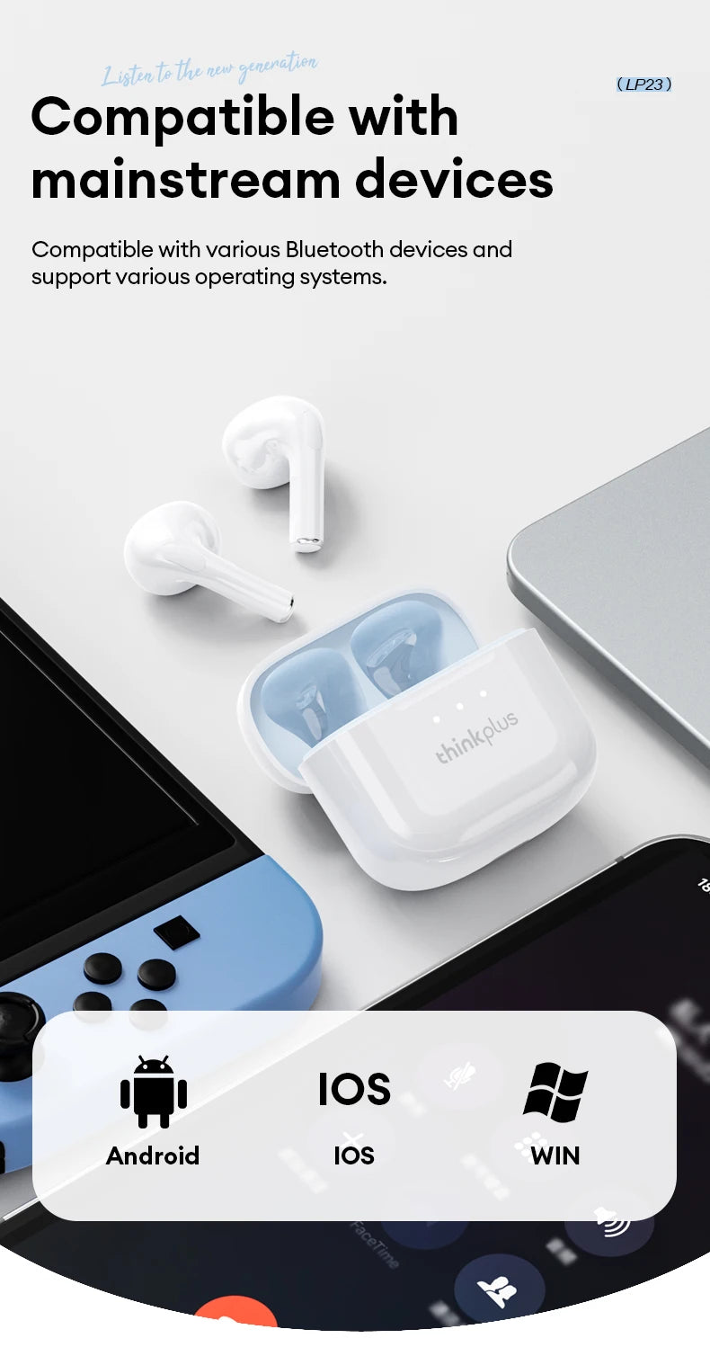 Lenovo Thinkplus Bluetooth Wireless Ear Pods