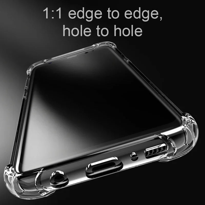 Luxury Silicone Case For Samsung Galaxy Shockproof Transparent