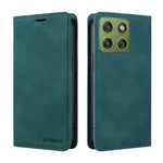 Luxury Leather RFID Wallet Case For Motorola Moto G Series