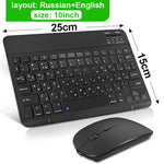 Bluetooth Wireless Keyboard & Mouse For Apple, Android, Windows Tablets